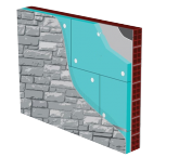 Σύστημα θερμομόνωσης εξωτερικής τοιχοποιίας με εξηλασμένη πολυστερίνη